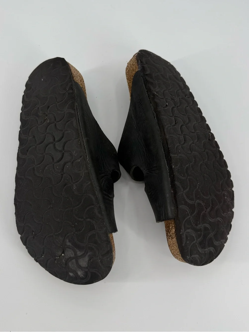 Birkenstock Arizona Leather Slide Sandal | Black | 41/42